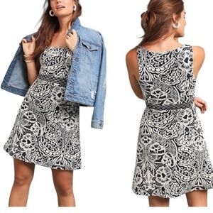 Anthropologie JACQUARD SHIFT DRESS